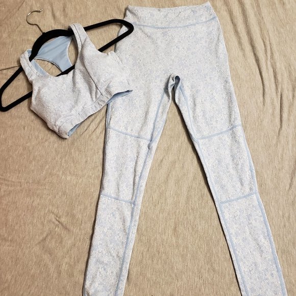 Gymshark Other - Gymshark Dry Light Blue Sports Bra and Leggings